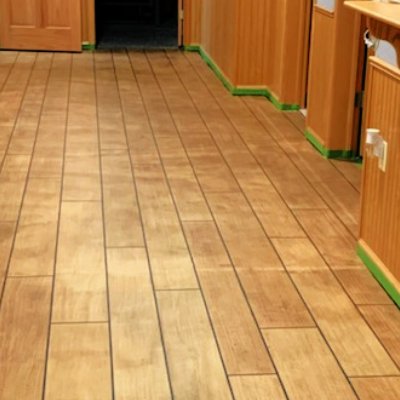 basement wood epoxy flooring