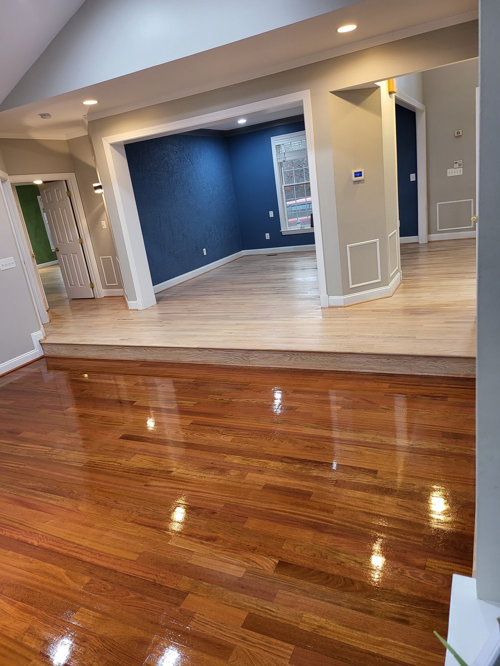 Hardwood Installation in Home by MM Flooring in Crofton, MD